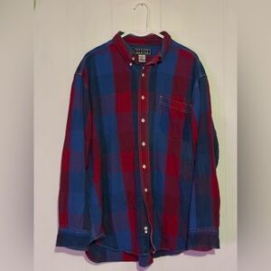 Review by Baxter Red and Blue Plaid Shirt